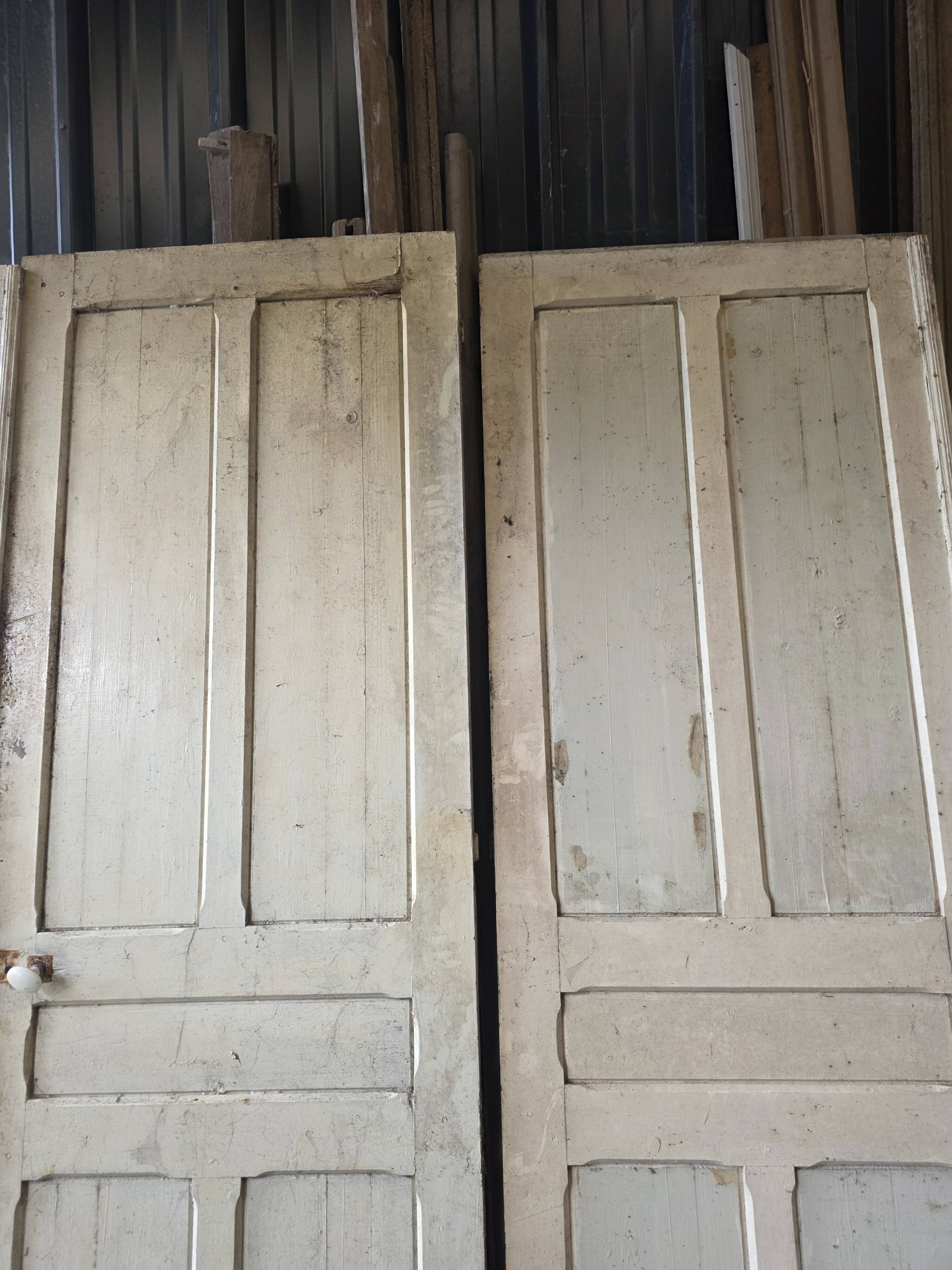 4 old partition doors