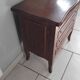 Meuble bas travailleuse chêne massif vintage commode