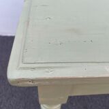 Painted wooden farmhouse table L120