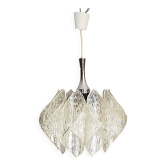 Lampe suspendue en acrylique lucite transparent de ME Marbach Leutchen Allemagne