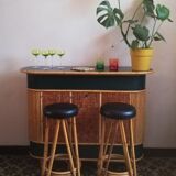 Vintage bamboo bar