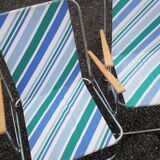 Pair of folding chairs 70
