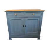 Blue and patinated Parisian buffet