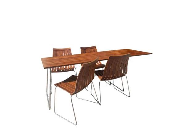 Ensemble de repas Tønnestav par Kjell Richardsen pour Tynes Møbelfabrikk, Norvège, années 1960