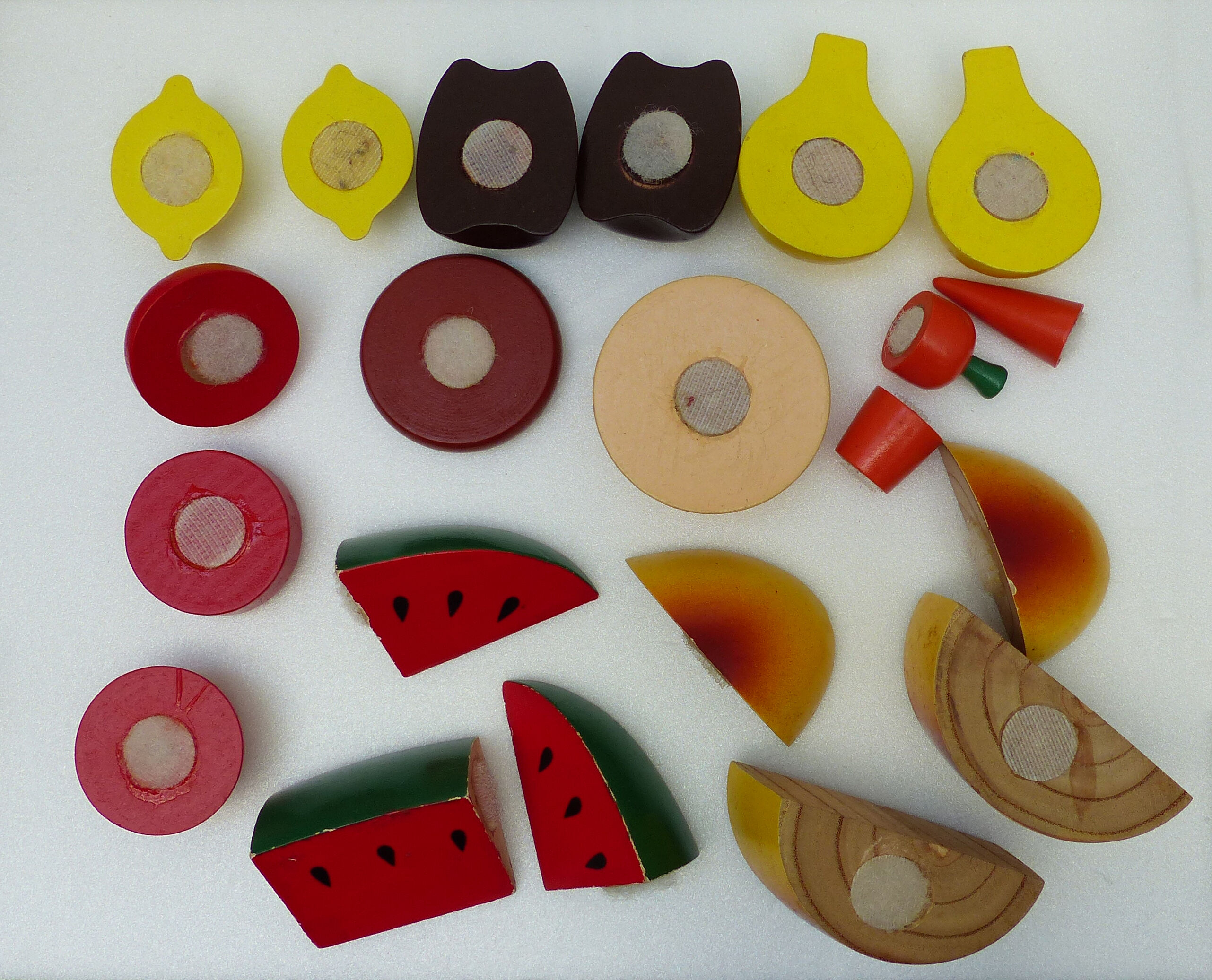 Wooden toys The vegetables