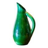 Green ceramic chest signed FG 70's