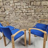 Set of 2 waiting room benches 1980/90
