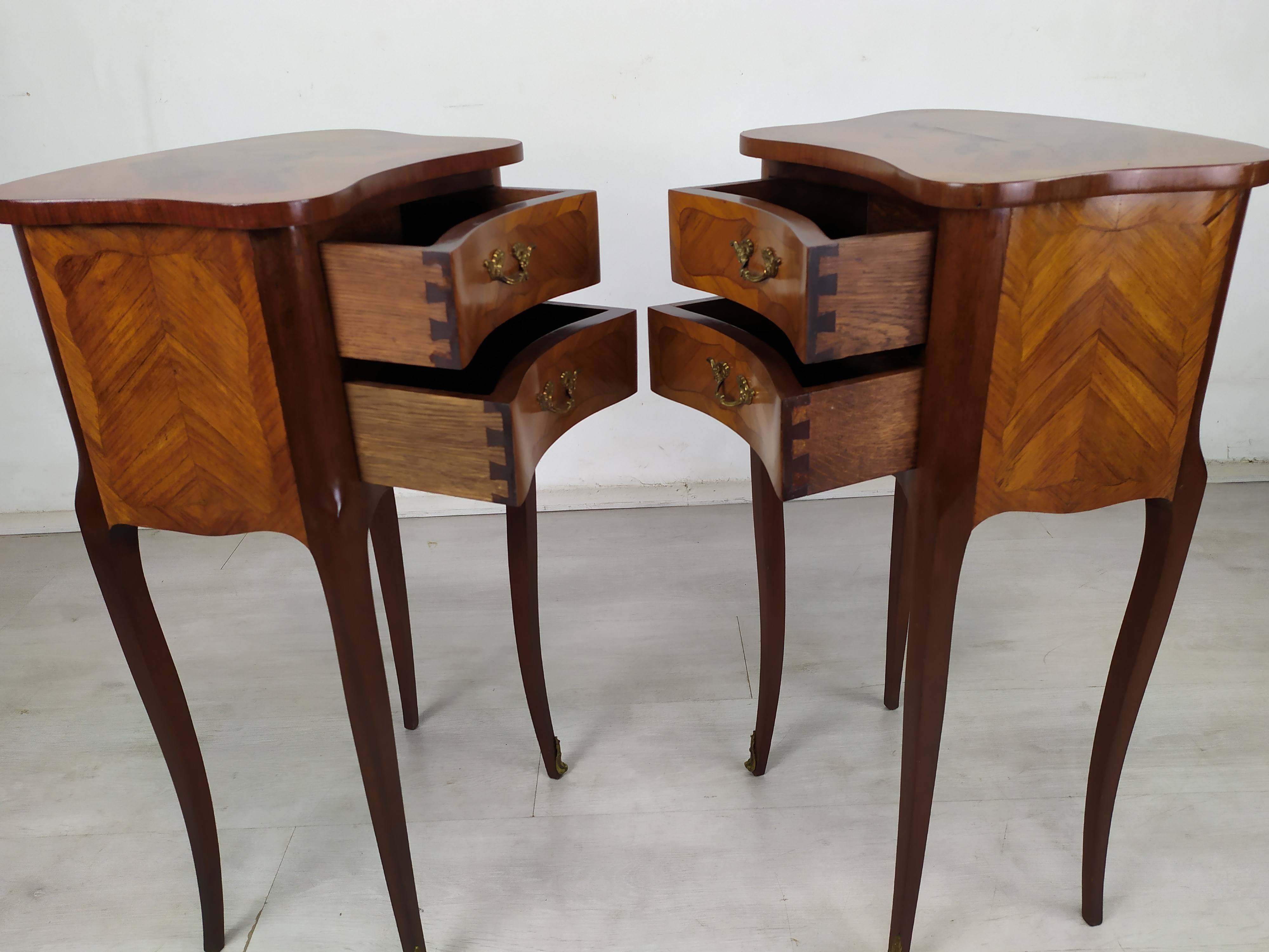 Pair of Louis XV bedside tables