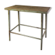 Table haute industrielle métal et bois