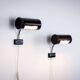 Anders Pehrson set of two wall lamps for Ateljé Lyktan 1970s Sweden
