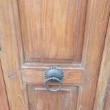 Large old wooden wardrobe
