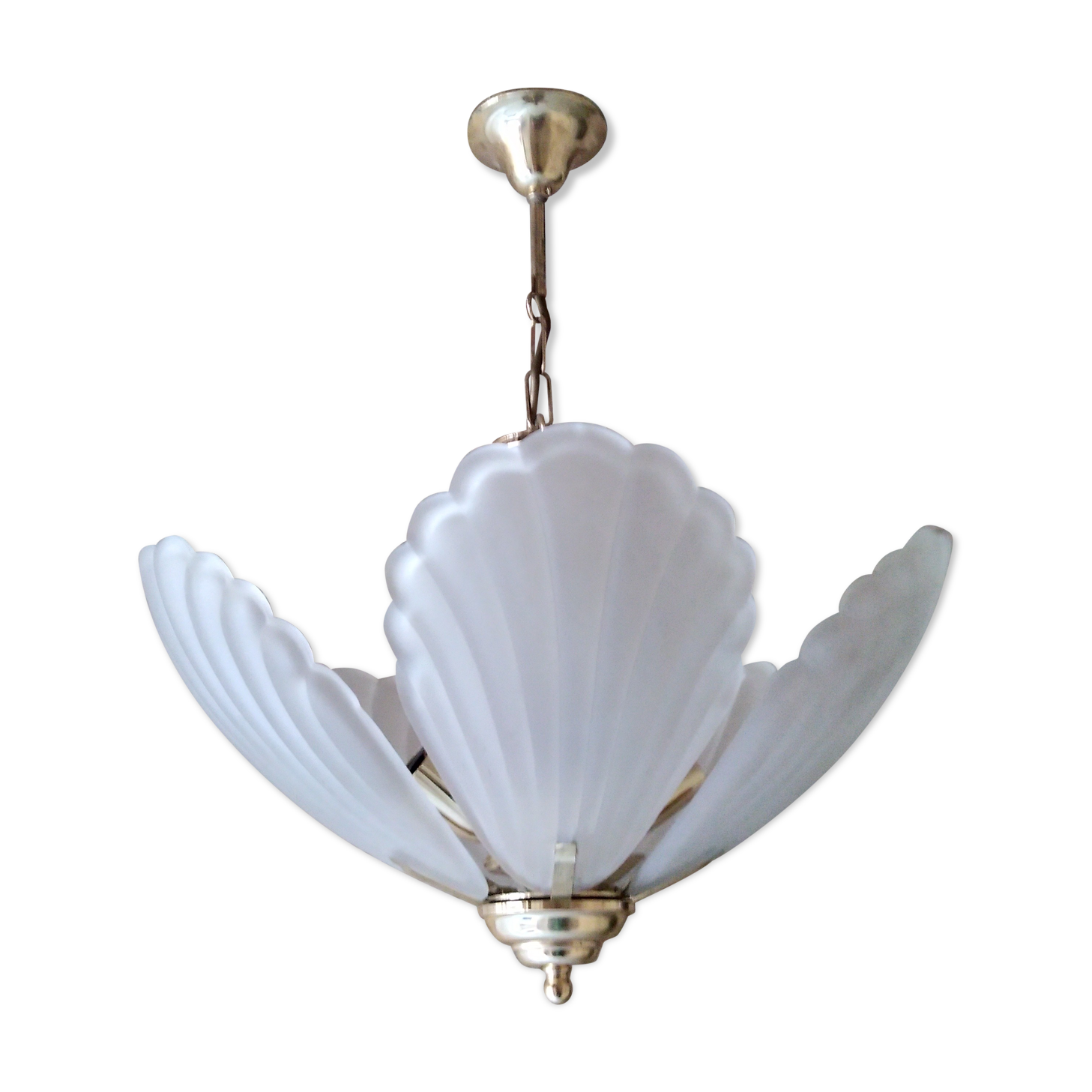 Chandelier murano shells 1970