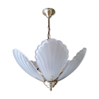 Chandelier murano shells 1970