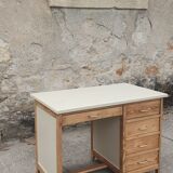 Restored fir desk