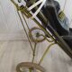 Chariot, sac et clubs de golf vintage