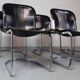 Ensemble de six chaises à repas de Willy Rizzo pour Cidue, Italie 1970