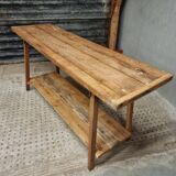 Industrial workbench washbasin table kitchen island 50 x 175 cm