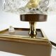 Lamp night light granite glass 70s