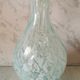 Blue speckled glass vase