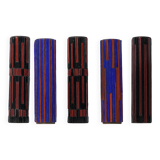 Mid Century Modern Pottery Mosaic Vases by Ritter, 1960s, Set of 5