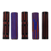 Mid Century Modern Pottery Mosaic Vases by Ritter, 1960s, Set of 5