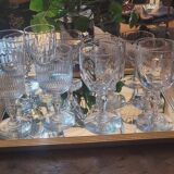 Set de 12 verres à pied anciens