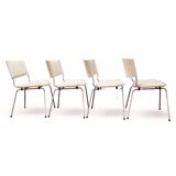 Danish Pedestal Dining Table and 4 Badminton Chairs by Nanna Ditzel for Kolds Savvaerk, 19