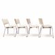 Danish Pedestal Dining Table and 4 Badminton Chairs by Nanna Ditzel for Kolds Savvaerk, 19