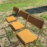 3 Chairs Folding vintage