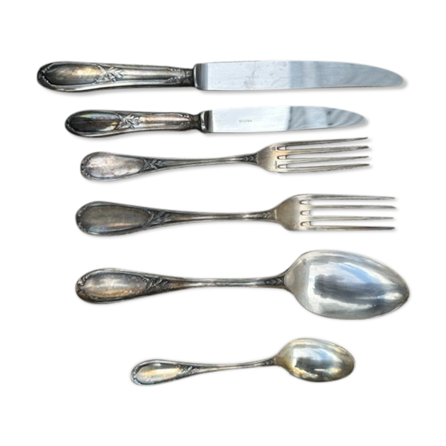 Ménagère en métal argenté Ercuis
