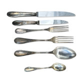 Ménagère en métal argenté Ercuis