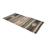 Anatolian handmade kilim rug 270 cm x 130 cm