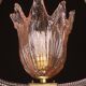 Lustre en verre de Murano rose Jewel de Barovier e Toso, années 1950