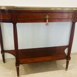 Louis XVI style mahogany console, 19th century