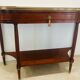 Louis XVI style mahogany console, 19th century