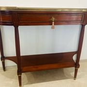 Louis XVI style mahogany console, 19th century