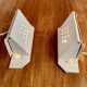 PAIR OF INDUSTRIAL WALL LIGHTS SCANDINAVIAN DESIGN 1950.