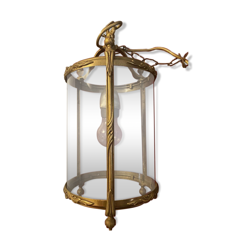 Lanterne Style Louis XVI en Laiton, - Décoration