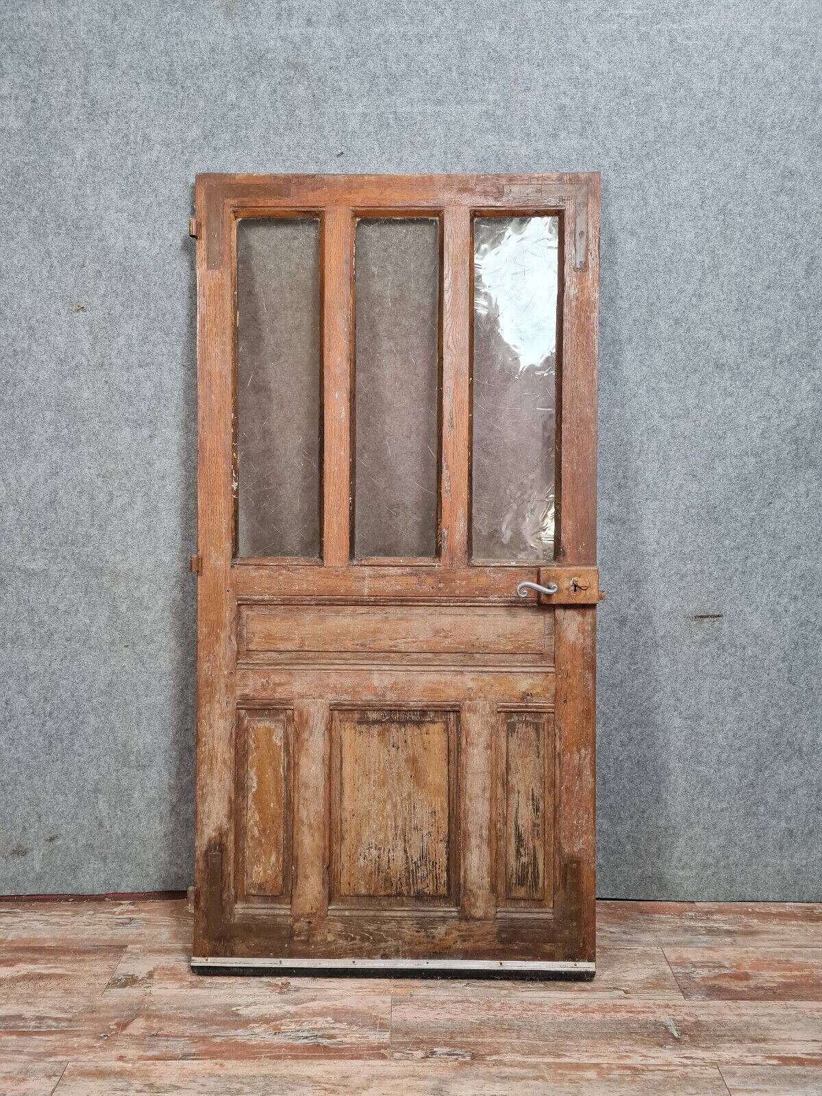 Art Deco period door in solid wood circa 1930-1940 (B)