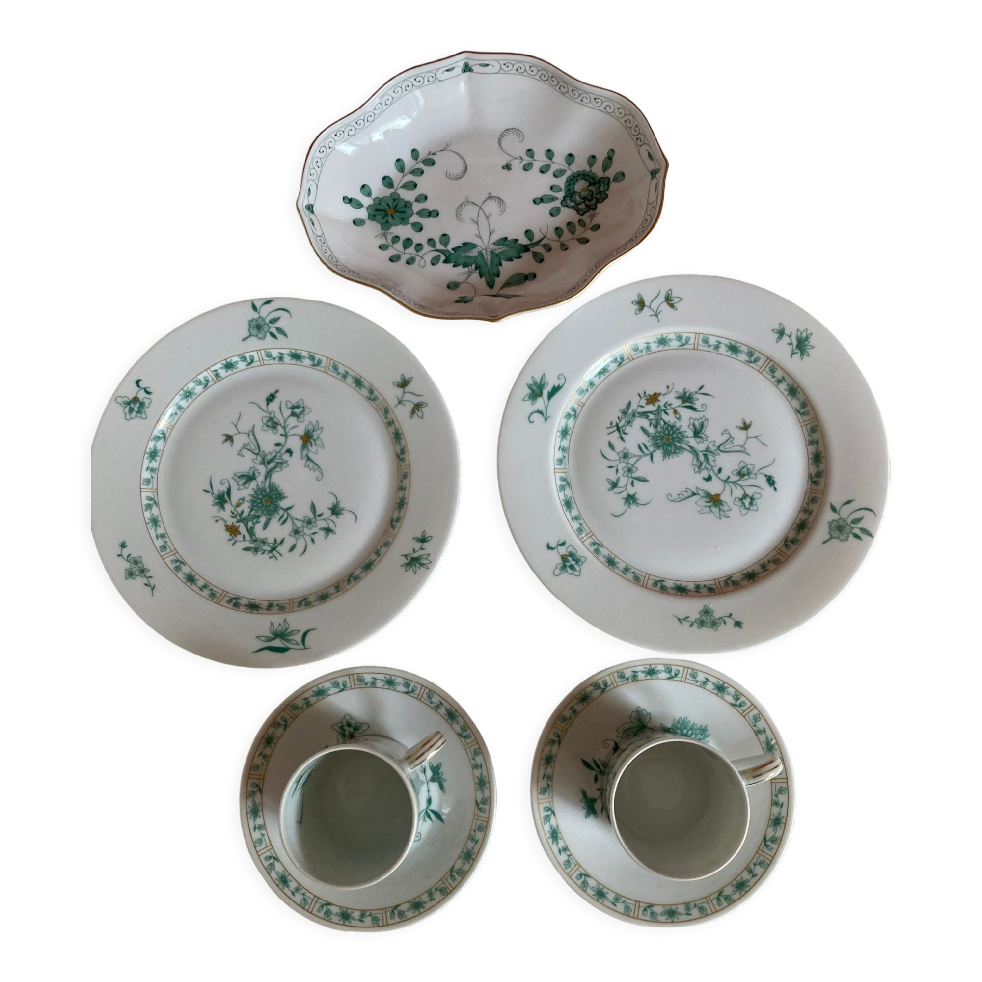 Bernardaud porcelain cake set