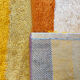 1970s Geometric Space Age Rug in Pure Wool. Made in Italy