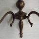 Pair of Double French Vintage Bronze Effect Metal Flemish Wall Lights