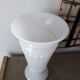 Antique white opaline vase