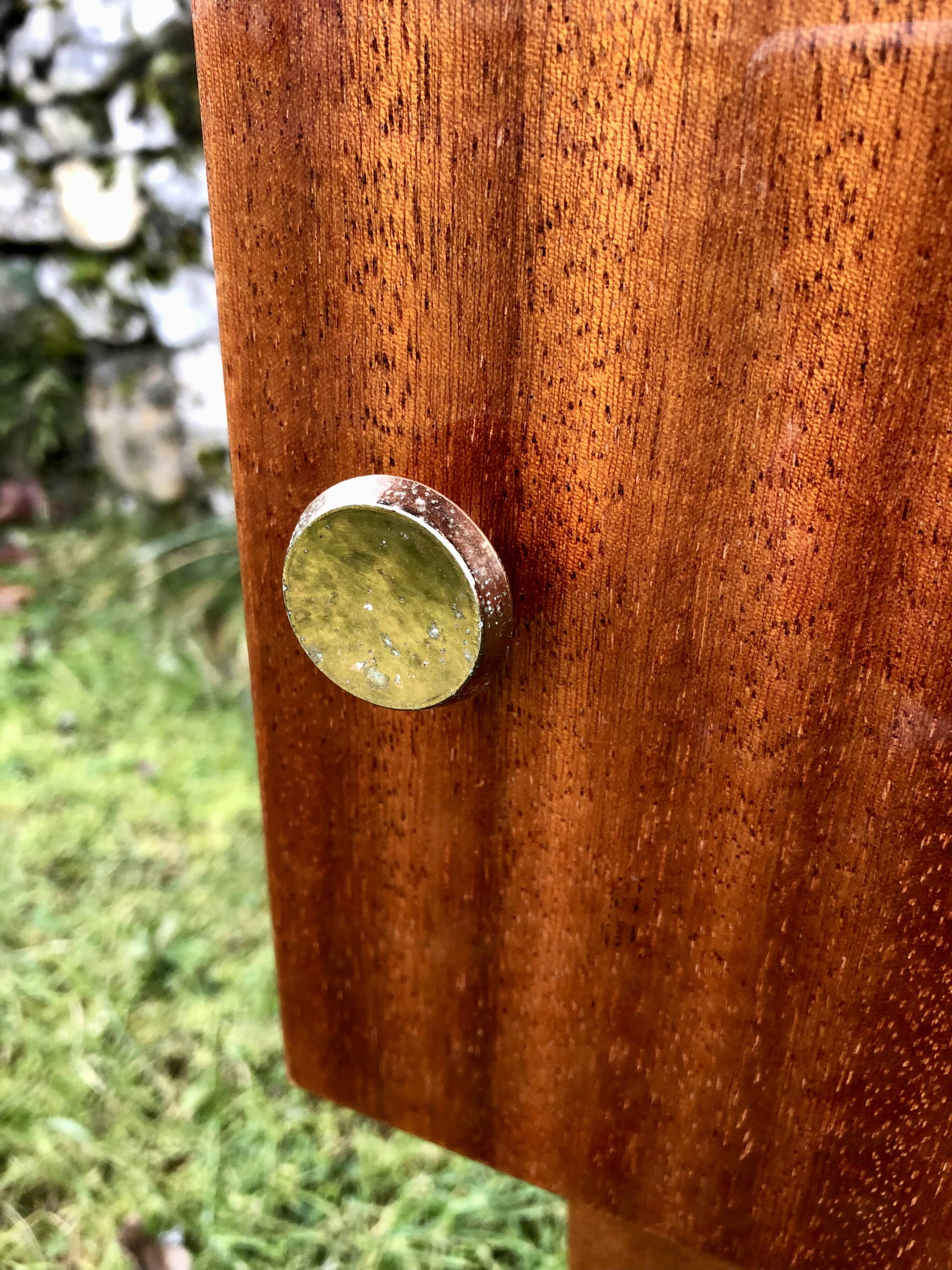 Varnished bedside tables