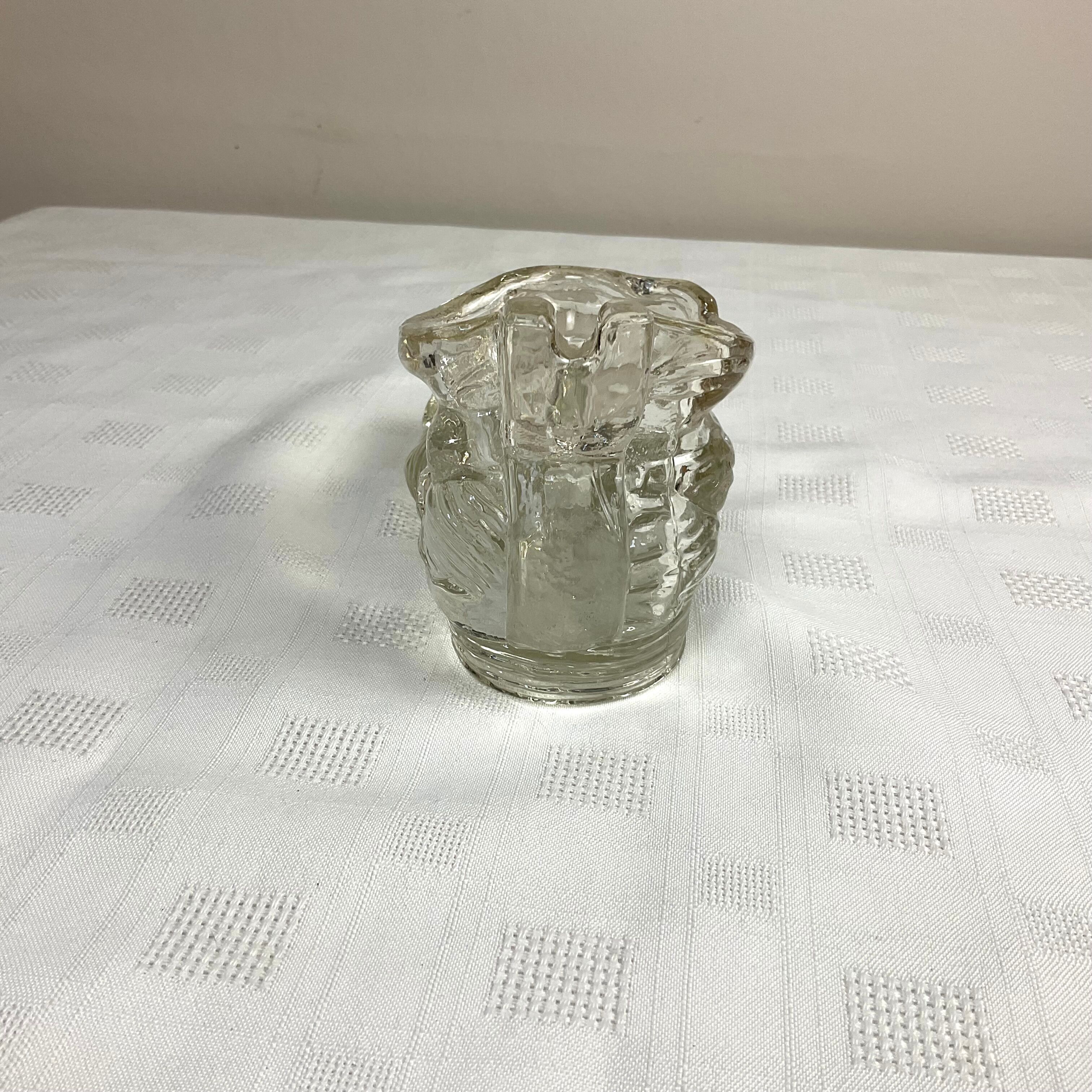 Vintage glass shoe ashtray