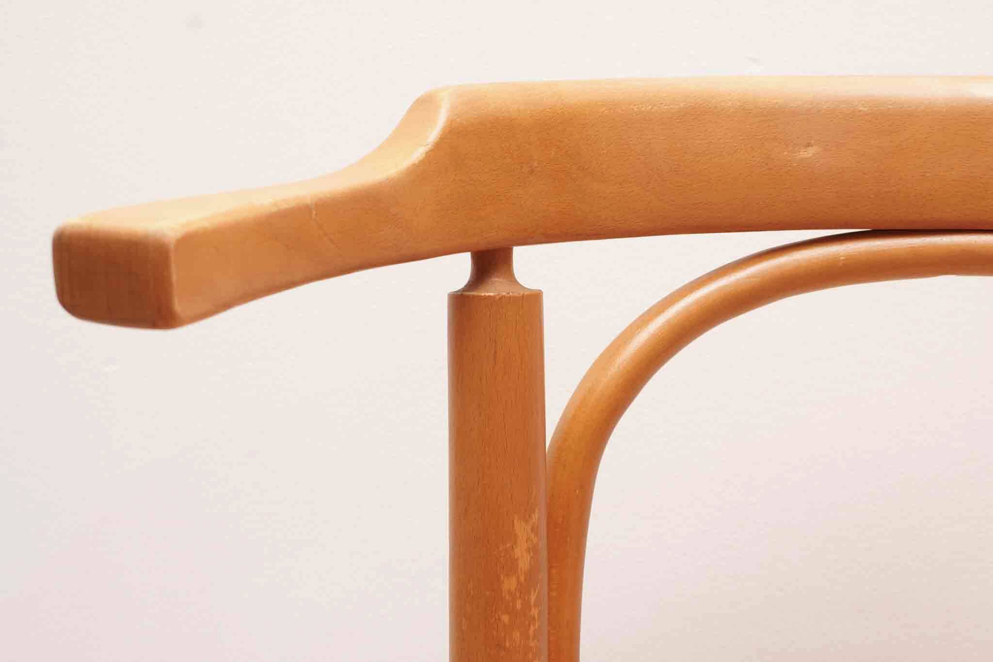 Vintage bistro chair in beech stain