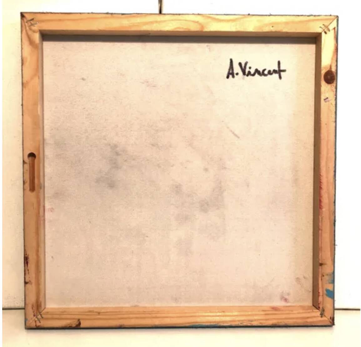 Tableau Abstrait Bleu