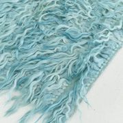 Tapis Kilim vert clair et doux 2x7, 72x230 cm