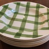 Series of 6 hollow plates