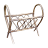 Magazine rack in rattan